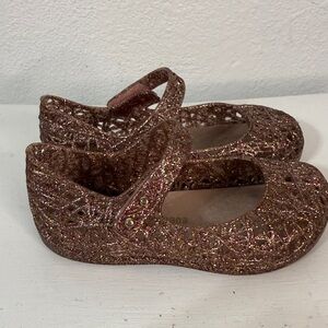 Melissa + Campana Toddler Glitter Jelly Mary Jane Shoes